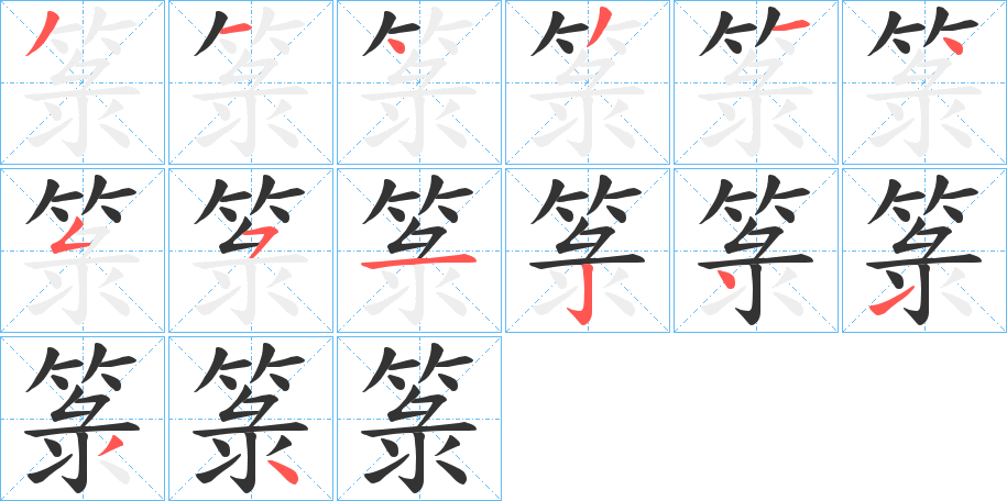 箓的筆順?lè)植窖菔?>
					
                    <hr />
                    <h2>箓的基本信息</h2>
                    <div   id=